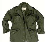Mil-Tec Vintage M43 Giacca Militare WWII Verde US38-52 Paratrooper USMC