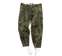 Mil-Tec Wehrmacht M44 Hose Erbsentarn Drillich Gr 52 Field Trouser Pea Dot