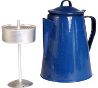 Mil-Tec Western, percolatore per caffè smaltato male Blu