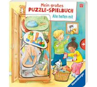Mila Rulff Silk Mein großes Puzzle-Spielbuch: Alle helfen mit - Kind (Tascabile)