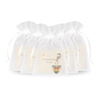 Milaboo 12 angeli custodi con biglietto, un angelo custode per te, piccoli regali e regalini per l'inizio della scuola, della comunione, del battesimo, del compleanno (arcobaleno)