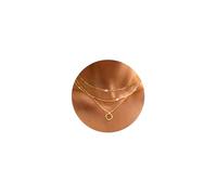 Milacolato 3 Pezzi Collana Oro Donna Placcata in Oro 14 Carati Collana Acciaio Inossidabile Ciondolo Graffetta Lunga Estive Snake Collane 35/40/45 CM per Donne Ragazza-A