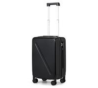 MILADA Valigie Rigide Bagagli, Nero , Carry on 20 Inch