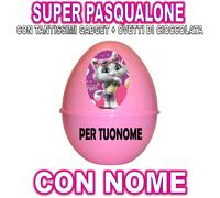 MILADY 44 GATTI SUPER PASQUALONE SORPRESONE UOVO DI PASQUA CONTENITORE