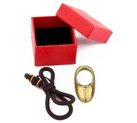 MILAEM Dito Tradizionale in Ottone da Polso con Archetto da Polso per Il Pollice, per praticità e tiro (19#)