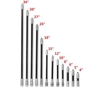 MILAEM Stabilizzatore di Prua per tiro con L'Arco Barra dell'equilibrio 4 "-34" Asta di prolunga Fibra di Carbonio Stabilizzatore di Arco per Arco ricurvo Arco Composto (15")