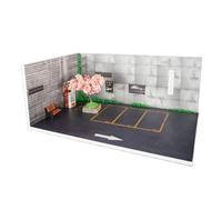 Milageto 1:64 Scala auto Modello di parcheggio Scene mini Veicolo Garage giapponese GIOCHIONE STREET GIOCHIO VEICOLO per per Action Figures, Nessuna Copertura per Polvere