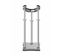 Milageto 1 Pezzo Staffa Regolabile Supporto Lavello Sottopiano Struttura Ampia Base E Culla Superiore Acciaio Inox Adatta per , Altezza Regolabile 28-38 Cm, Diametro Interno 6 Cm
