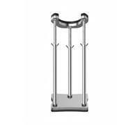 Milageto 1 Pezzo Staffa Regolabile Supporto Lavello Sottopiano Struttura Ampia Base E Culla Superiore Acciaio Inox Adatta per , Altezza Regolabile 56-66 Cm, Diametro Interno 6 Cm
