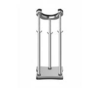 Milageto 1 Pezzo Staffa Regolabile Supporto Lavello Sottopiano Struttura Ampia Base E Culla Superiore Acciaio Inox Adatta per , Altezza Regolabile 18-28 Cm, Diametro Interno 6 Cm
