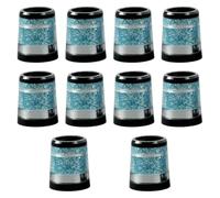 Milageto 10 Pezzi di ghiere per Mazze da Golf per aste in Legno da 0,335'', aste in Gomma per Mazze da Golf, Accessori per Officina, Blu