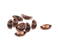 Milageto 10 Pezzi di Maniglie in Plastica per Cassetti in 1/6, Accessori per Porte E Cassetti in Miniatura per Case delle Bambole, Bronzo Rosso