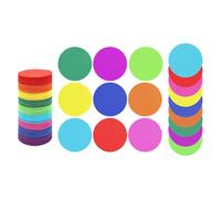 Milageto 100x per tappeti, cerchi per pavimenti, punti rotondi da 10 cm, adesivi personali per tappeti, organizzazione di giochi, parco giochi,