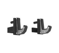 Milageto 2 ganci a J per Power Rack in acciaio per esercizi di fitness e allenamento della, per sostenere la barra per sollevamento pesi, supporto per