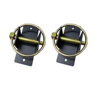 Milageto 2 Ganci per Secchio d'Acqua, Accessori per stalle con Perno a sgancio rapido, Staffa Resistente, Gancio per Secchio per Box Cavalli e selleria.