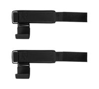 Milageto 2 Ganci per Sollevamento Pesi, Accessori per Impugnature con Pesi per Allenamento della, Cinghie da Polso per Barra Manuale per Uomini E Donne, Black Board