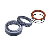 Milageto 2 Pezzi Anello Dentato con Filettatura 3 X 1,0 Temprato Anello Cricchetto Leggero Dentato con Molla per