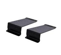 Milageto 2 Pezzi Blocchi a Cuneo in Acciaio per Squat, allungamento Polpacci, Macchina per Sollevamento Polpacci con Tallone sollevato per Esercizi di Pilates, 15 Gradi