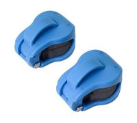 Milageto 2 Pezzi di Clip di Fissaggio per canne da Pesca, Cinghie portacanne da Pesca, Protezione Avvolgente Portatile, Versatile per Barche da Terra, da, Blu