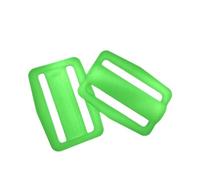 Milageto 2 Pezzi di Fermaglio per Cintura portapiombi per Immersioni subacquee, Adatto per Cinture in fettuccia da 2", Accessori, sostituisce la Clip di, Verde Luminoso