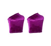 Milageto 2 pezzi di protezioni per scarpe da pole dance, accessori per abbigliamento, in velluto antiscivolo, protezioni per scarpe da spogliarellista, Rosa Rossa Xl