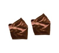 Milageto 2 pezzi di protezioni per scarpe da pole dance, accessori per abbigliamento, in velluto antiscivolo, protezioni per scarpe da spogliarellista, Brown M