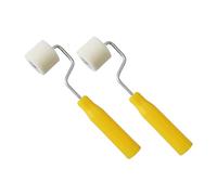 Milageto 2 Pezzi Mini Rulli per Verniciare 2 Cm, Rulli in Lana Ad Alta Densità Staccabile per La Verniciatura Rullo Di Vernice Extra Piccolo per Imbiancare Pareti E Soffitti