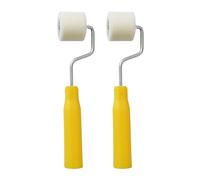 Milageto 2 Pezzi Mini Rulli per Verniciare 2 Cm, Rulli in Lana Ad Alta Densità Staccabile per La Verniciatura Rullo Di Vernice Extra Piccolo per Imbiancare Pareti E Soffitti