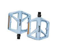 Milageto 2 Pezzi Pedali per Bici con riflettore Manutenzione Diretta Sostituisce Parti Pedali per Bici Pieghevoli per Andare all'aperto Donne Uomini, Blu