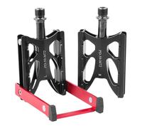 Milageto 2 Pezzi Pedali per Bicicletta Piattaforma Alluminio Leggero Supporto Laterale Installazione Facile Funzione Stand Adatto per Ciclismo Parcheggio Bici