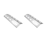 Milageto 2 Pezzi Piastra Riscaldante per Griglia Copertura Bruciatore per Griglia Installazione Facile Piastra Riscaldante per Barbecue per Escursioni all'