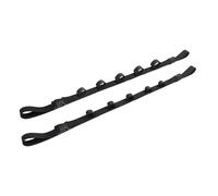 Milageto 2 pezzi Portacanne da pesca per auto Portacanne da pesca Portaoggetti universale Accessorio in nylon per contenere 5 canne da per auto da viaggio
