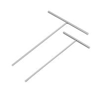 Milageto 2 pezzi spalma crêpe, utensili per pancake, padella, stoviglie, pale per burro, resistenti alla ruggine, per ristoranti, professionali, a forma di T