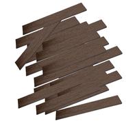 Milageto 20 Pezzi Pavimento Casa delle Bambole Piastrelle Miniatura Micro Paesaggismo PVC Facile da Pulire Adatti per Progetti Scolastici Realizzazione di, Noce