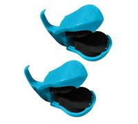 Milageto 2X Canna da Pesca Fissa con Palline, Porta-Attrezzi, Portatile, Porta-Canna Fisso, Cinghie Antiscivolo per Canna da Pesca, Cinghie di Protezione per, Blu