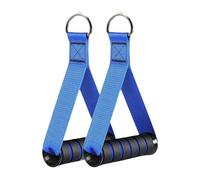 Milageto 2X Maniglie per Esercizi, attacchi per Presa da Palestra, Maniglie di Ricambio per Macchine Via Cavo, impugnature ad Anello a D per Sollevamento Pesi,