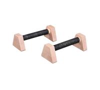 Milageto 2X Supporti per Barre per Flessioni Barra per Flessioni per Uomini Allenamento della della Parte Superiore del Corpo Tavole in Legno Blocchi per, 25 Cm