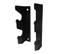 Milageto 2X Supporto per Bilanciere da Parete, Verticale, per Fitness, in Metallo, Resistente