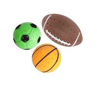 Milageto 3 Pezzi di Pallone da Calcio Acquatico per Piscina, Mini Pallone Sportivo Portatile, per Feste, Giocattolo da Basket Morbido, Mini da Rugby