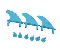 Milageto 3 Pezzi Surfboard Fins Paddleboard Longboard Screws Ricambio Schiuma Resistente Accessori Installazione Facile Adatta a Paddle Board