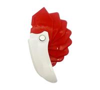 Milageto 9 in 1 Spandicemento per Stucco, Versatile Strumento di Finitura Liscia per Livellare Il Vetro in Bagno E Soggiorno, Rosso