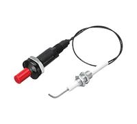 Milageto Accenditore a Pulsante con elettrodo ceramico, accenditore piezoelettrico con accensione a Scintilla, Ricambio Universale per Cucina e Campeggio