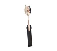 Milageto Adaptive Spork Utensile da tavola portatevolo portatile per uso e uso multiuso in acciaio inossidabile forchetta per cucchiaio