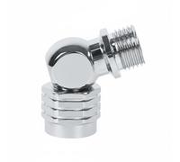 Milageto Adattatore Girevole Regolatore Subacqueo Connettore Frusta 360 Gradi per Secondo Stadio 9/16-18 Ottone Cromato Resistente All’acqua Salata Migliore, Silver, 110 Degree