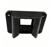 Milageto Adattatore Naso Borsa Bici Pieghevole Materiale Durevole Base Clip Borsa Anteriore Include 4 Viti Adattatore Portapacchi Anteriore