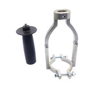 Milageto Adattatore per trapano a foro quadrato Staffa di fissaggio per trapano Strumento di installazione e smontaggio facile per trapano, argent