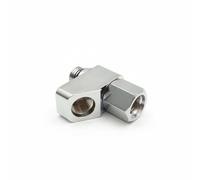 Milageto Adattatore Pressione Subacquea 1 a 2 Raccordo Alta Pressione per Manometro E Strumenti Sdoppiatore Robusto in Ottone Cromato Rotazione 360° per