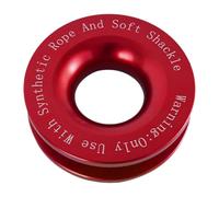 Milageto Anello di recupero, gancio di traino, paranco di recupero, fune del verricello, anello di recupero, Rosso