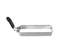 Milageto Anello per uova Modello per cottura uova per piastra per colazione Panino Muffin Frittata Anello in acciaio inossidabile, 13x4.5cm