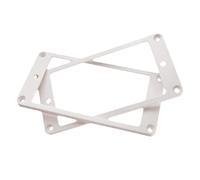 Milageto Anello Surround Pickup Humbucker a Fondo Piatto 2 Pezzi per Chitarra Elettrica - bianca